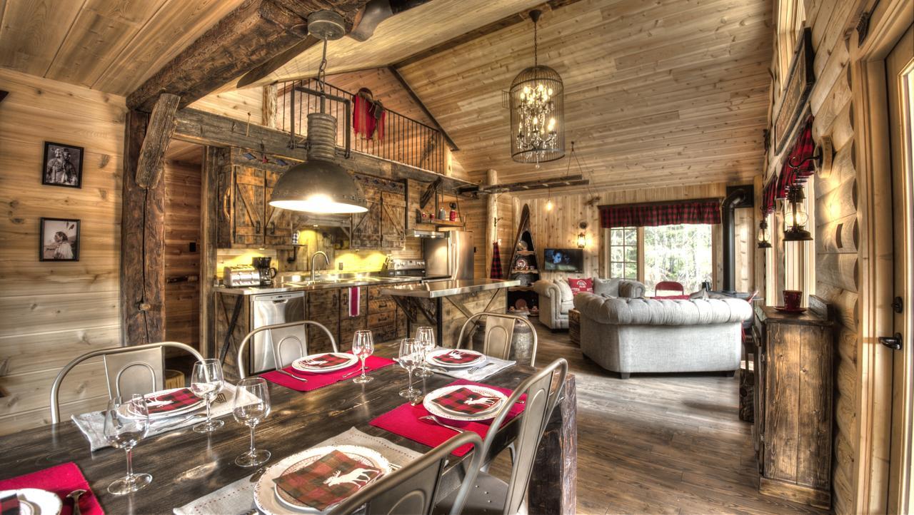 Le Bivouac - Les Chalets Spa Canada La Malbaie Eksteriør bilde