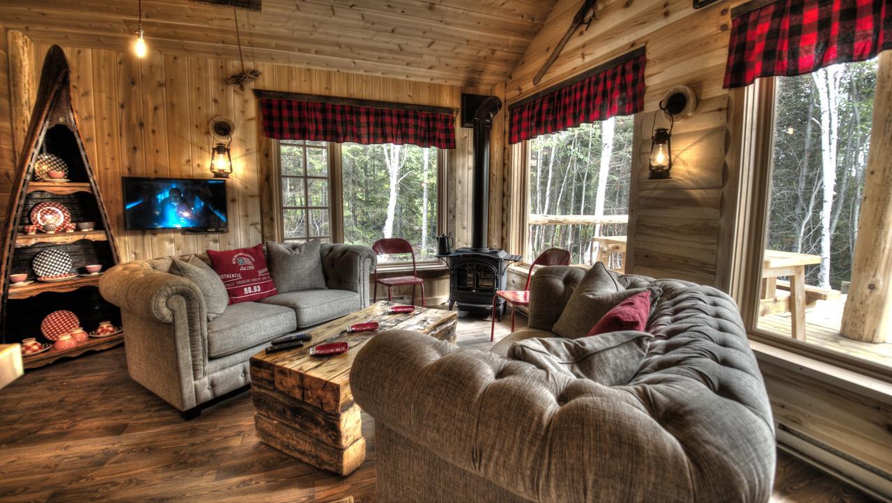 Le Bivouac - Les Chalets Spa Canada La Malbaie Eksteriør bilde